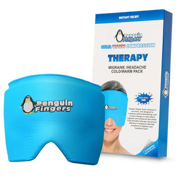 Pengiun Fingers Cold Migraine Therapy Weighted Head Cap
