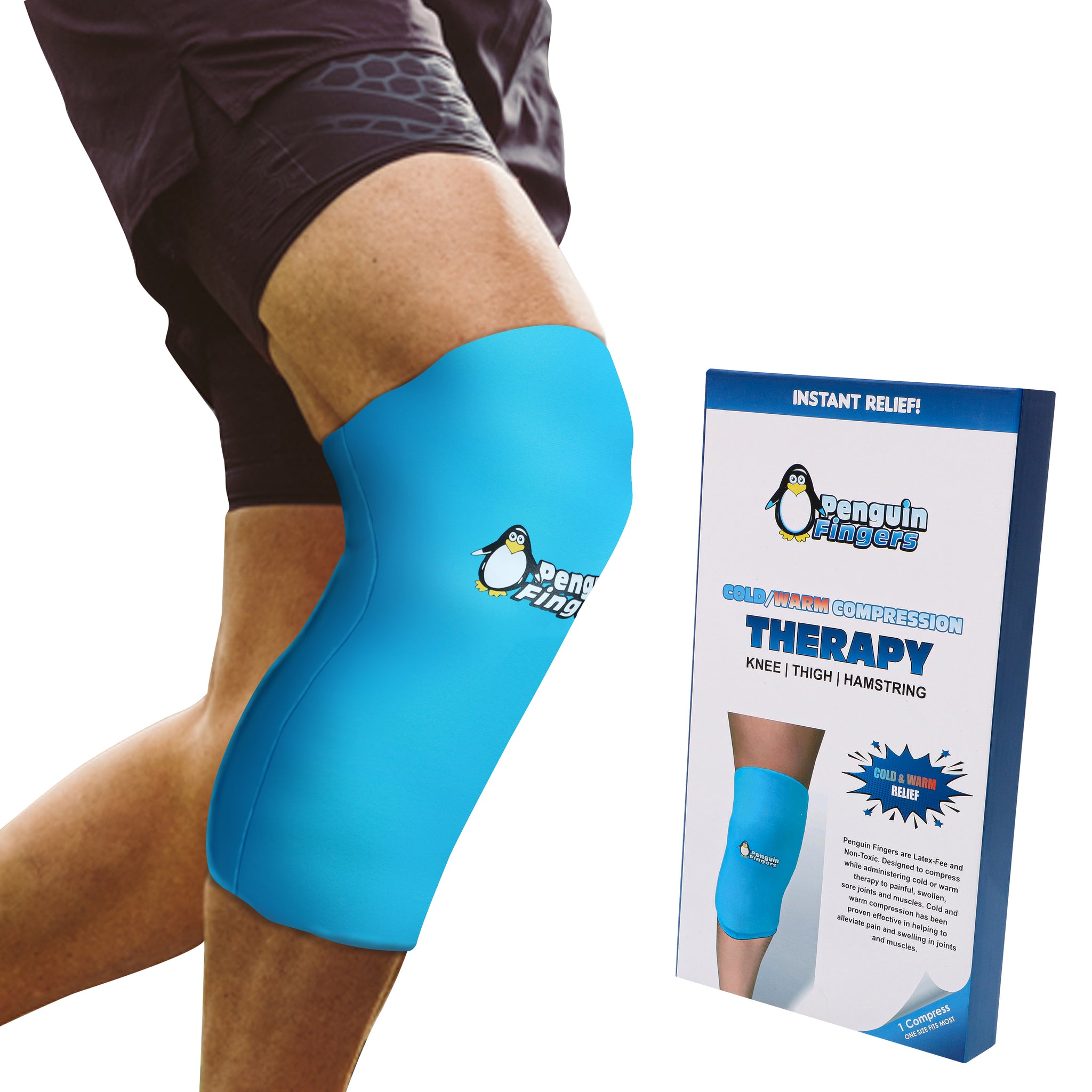 Penguin Fingers Knee Cold Compression Therapy Sleeve