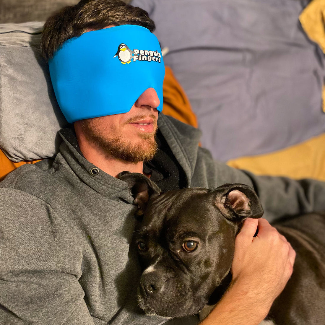 Pengiun Fingers Cold Migraine Therapy Weighted Head Cap